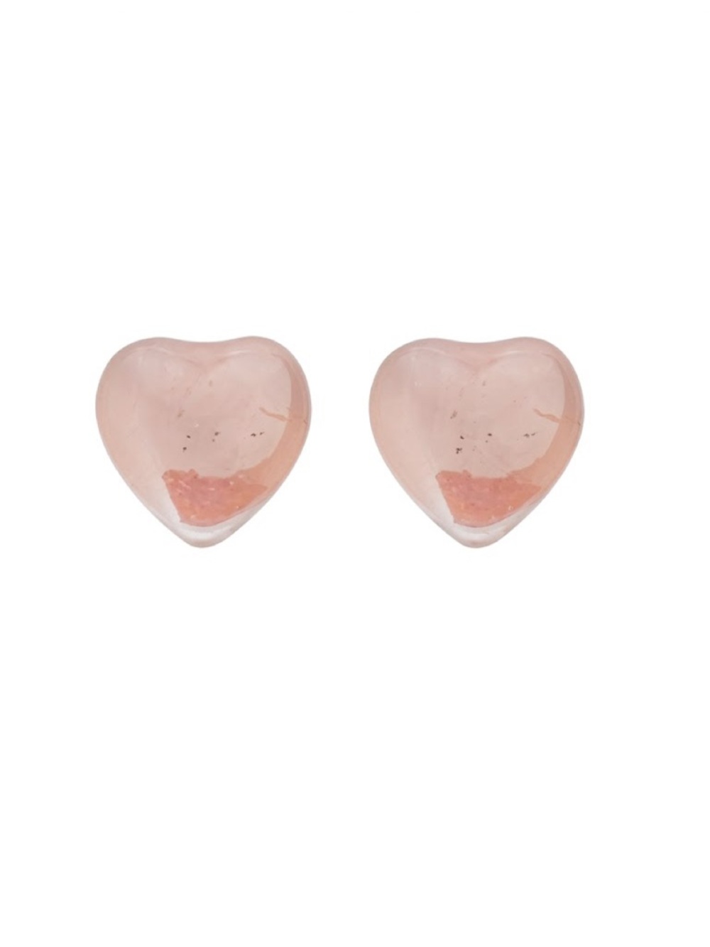 Pink Heart Stud Earrings (NWT)